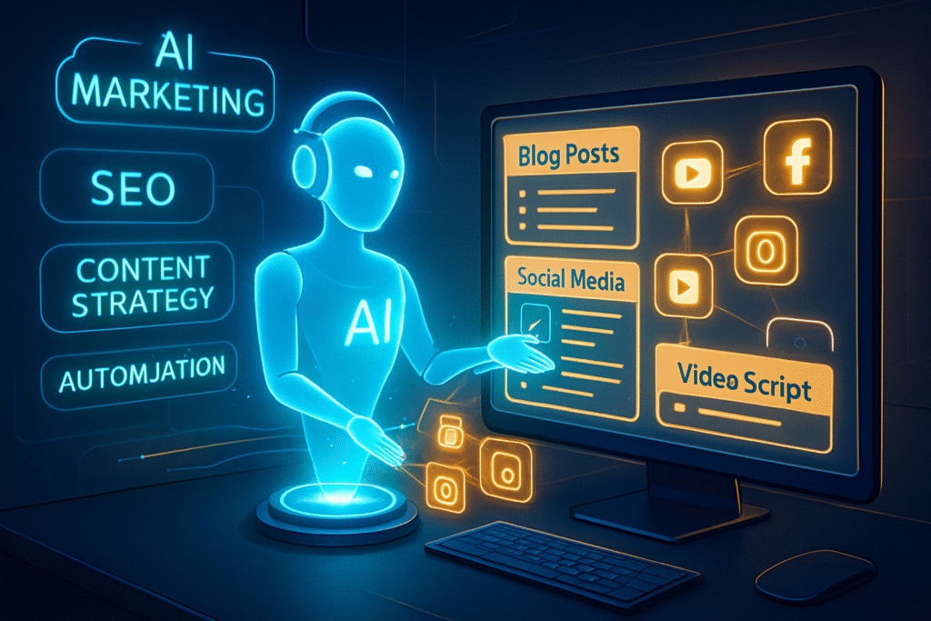 ai marketing workspace